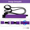 Bara pilates cu 2 corzi elastice GYMEX - Poza 3