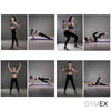 Bara pilates cu 2 corzi elastice GYMEX - Poza 6