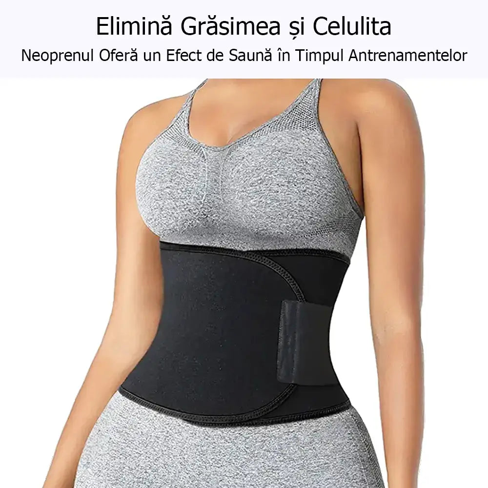 Pachet 2 centuri de slabit din neopren GYMEX Lite #7 - Poza 2