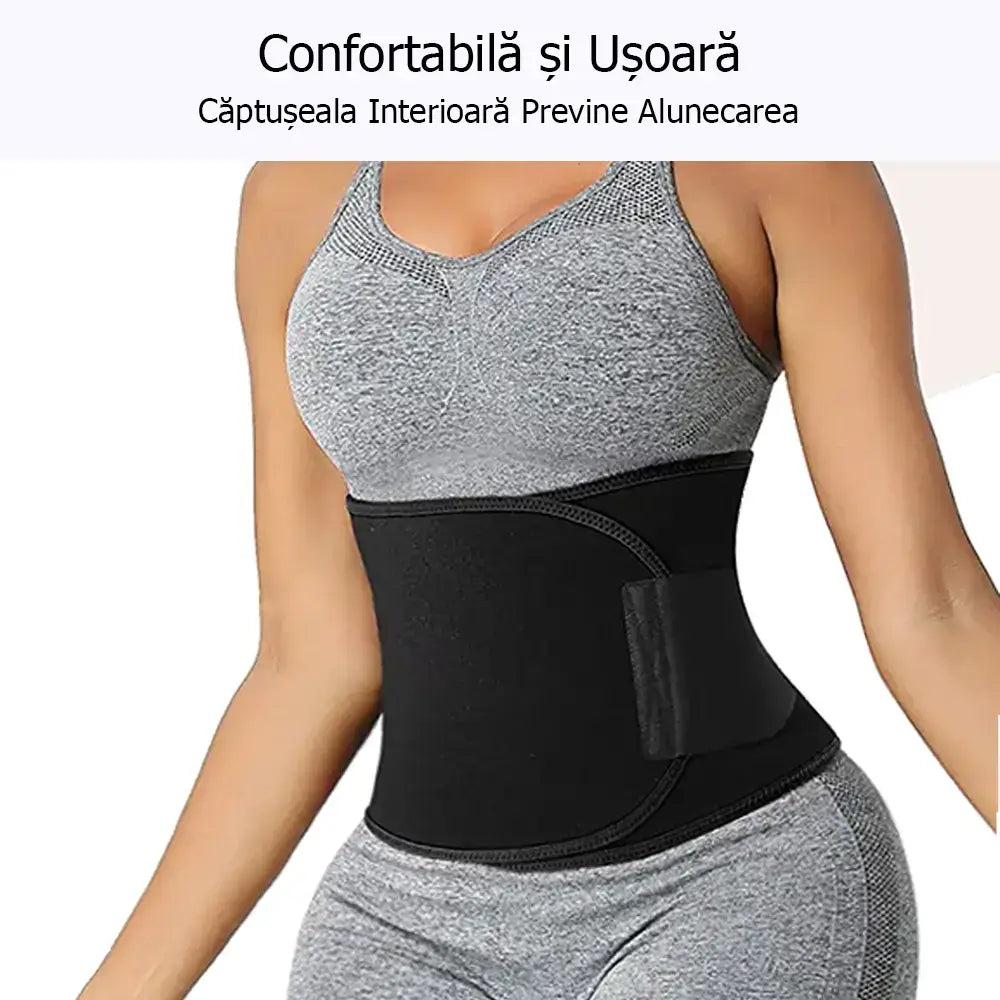 Pachet 2 centuri de slabit din neopren GYMEX Lite #7 - Poza 6