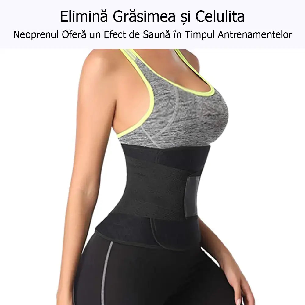 Pachet 2 centuri de slabit din neopren GYMEX Premium #8 - Poza 2