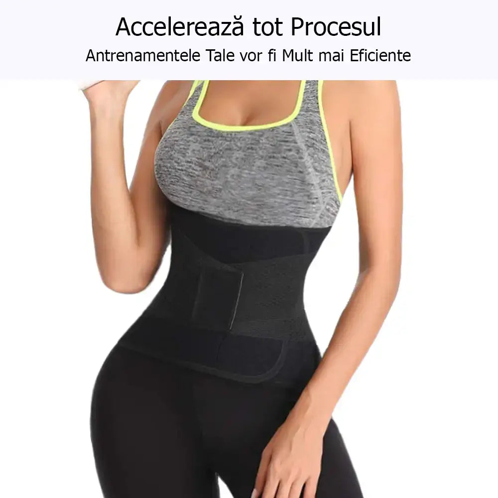 Pachet 2 centuri de slabit din neopren GYMEX Premium #8 - Poza 4