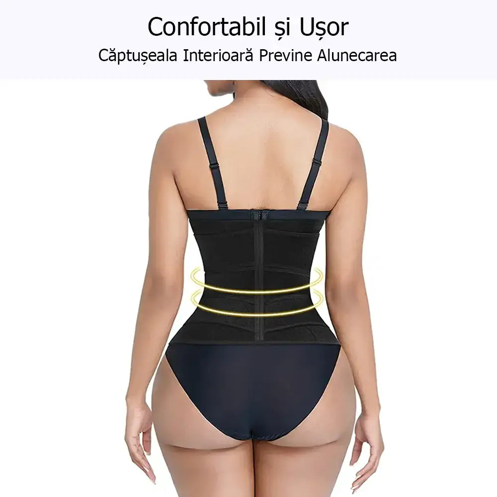 Pachet 2 corsete modelatoare pentru slabit din neopren GYMEX Premium #1 - Poza 6