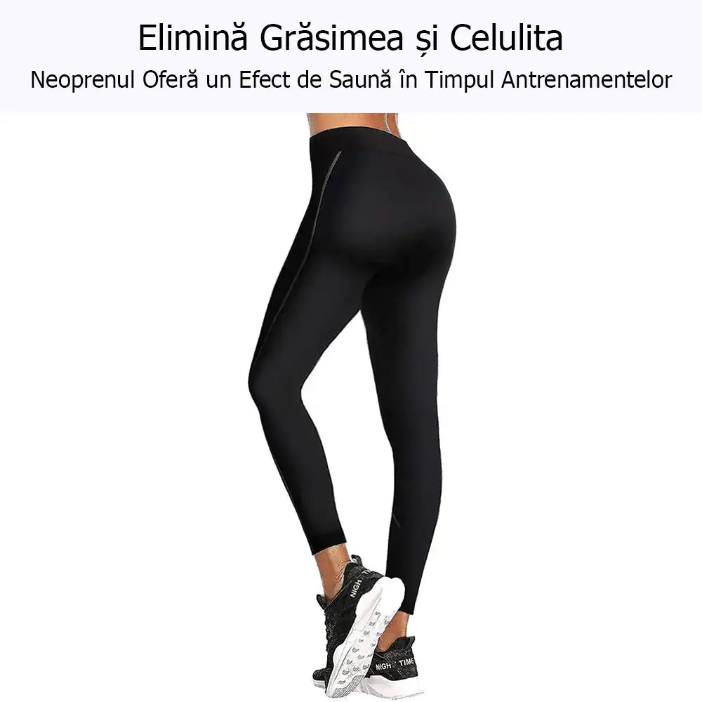 Pachet 2 perechi de pantaloni de slabit lungi din neopren GYMEX Pro #6 - Poza 2