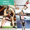 Set 4 benzi elastice pentru fitness si antrenamente sala GYMEX - Poza 2