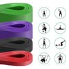 Set 4 benzi elastice pentru fitness si antrenamente sala GYMEX - Poza 4