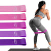 Set 5 benzi elastice pentru pilates si fitness GYMEX - Poza 1