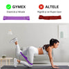 Set 5 benzi elastice pentru pilates si fitness GYMEX - Poza 6